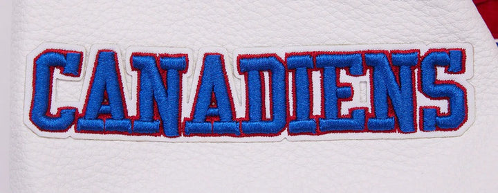NHL MONTREAL CANADIENS RETRO CLASSIC MEN'S RIB WOOL VARSITY JACKET