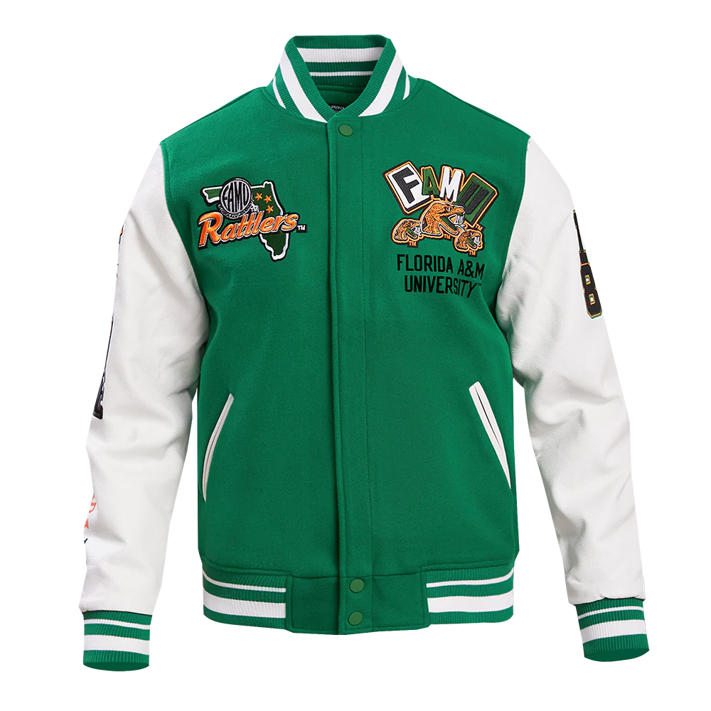 FLORIDA A&M UNIVERSITY HOMECOMING MEN'S WOOL VARSITY JACKET