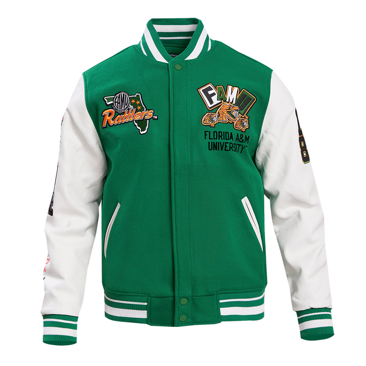 FLORIDA A&M UNIVERSITY HOMECOMING MEN'S WOOL VARSITY JACKET