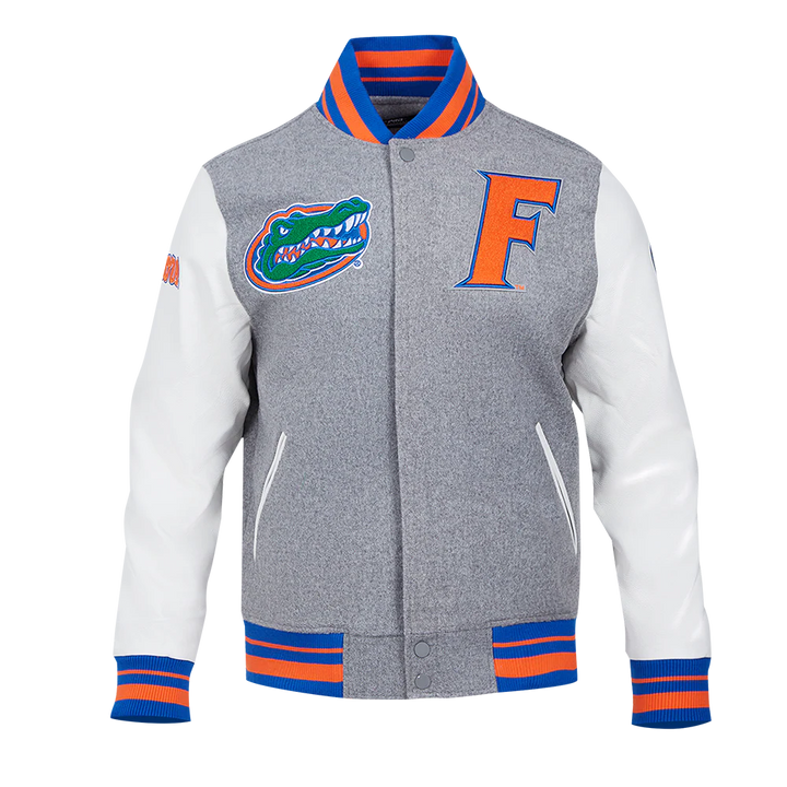 UNIVERSITY OF FLORIDA CLASSIC RIB WOOL VARSITY JACKET