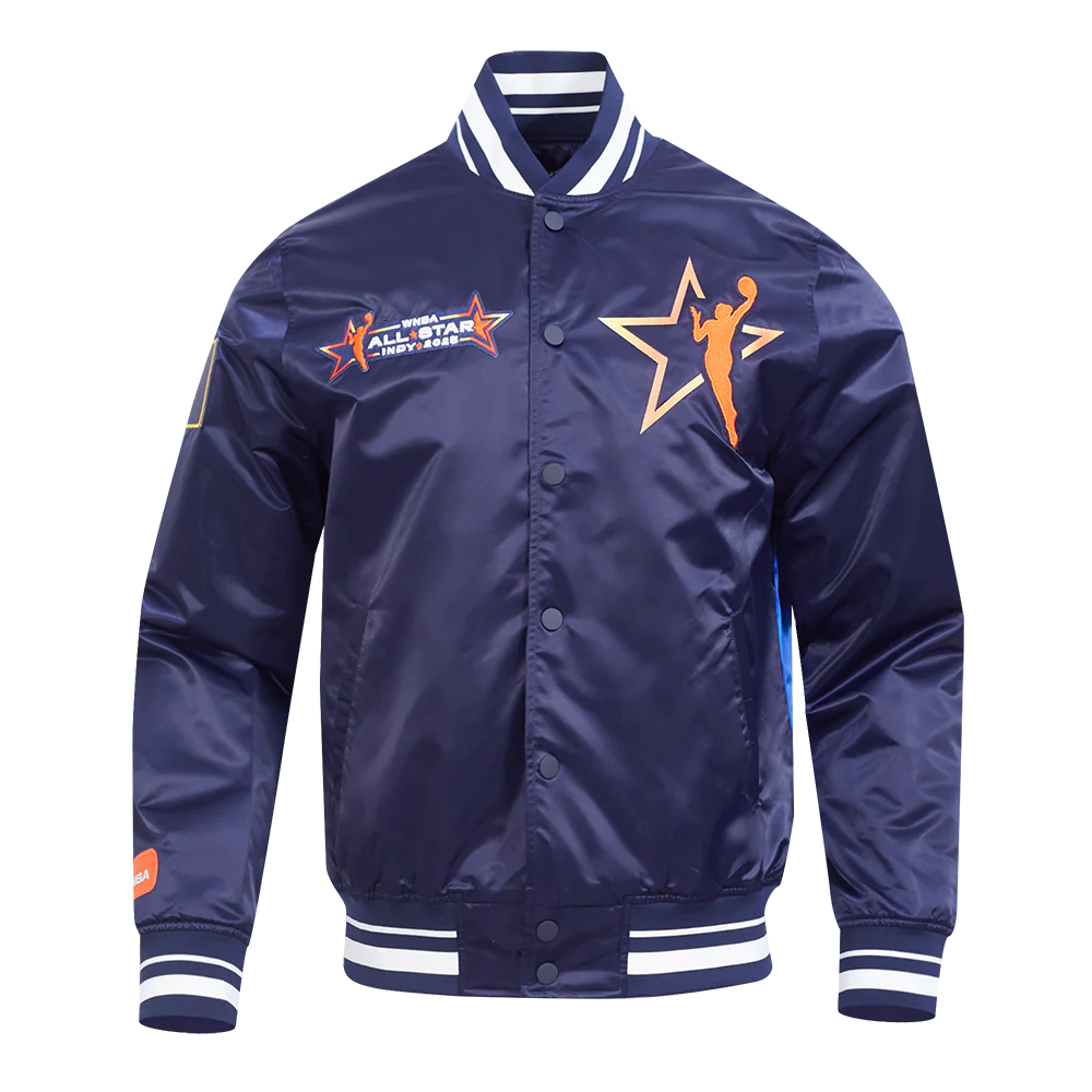 WNBA ALL STAR 2025 MEN'S SUBLIMATED SATIN JACKET
