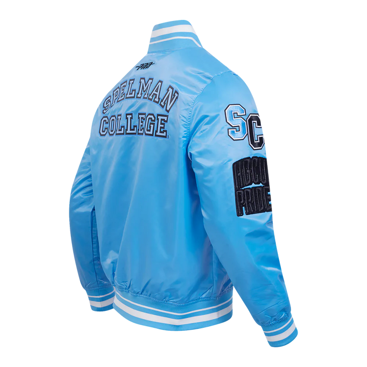 SPELMAN COLLEGE CLASSIC RIB SATIN JACKET