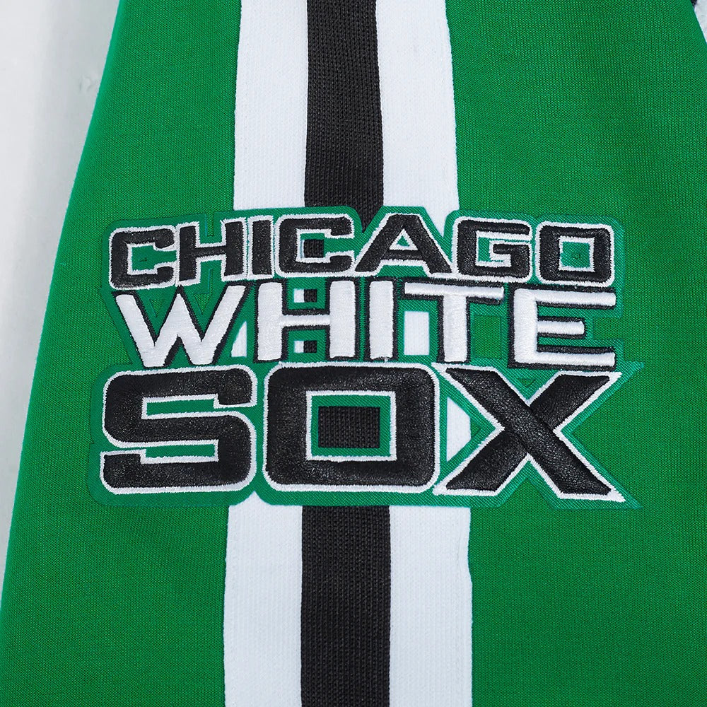MLB CHICAGO WHITE SOX CURRENT LOGO PRO GAME DAY MEN'S DOUBLE KNIT JACKET