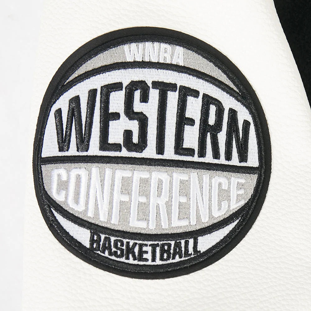 LAS VEGAS ACES WNBA FINALS 2025 MEN'S RIB WOOL VARSITY JACKET