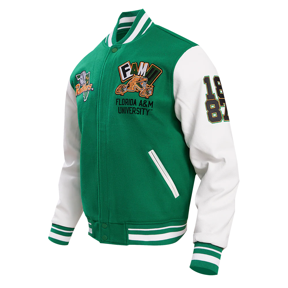 FLORIDA A&M UNIVERSITY HOMECOMING MEN'S WOOL VARSITY JACKET
