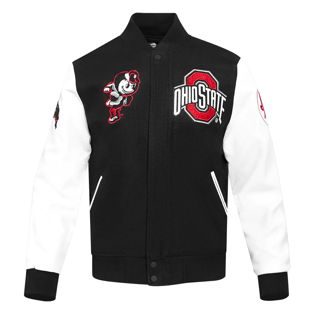 OHIO STATE UNIVERSITY CLASSIC MEN'S WOOL VARSITY JACKET