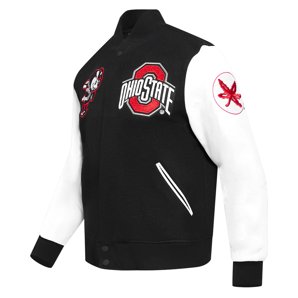 OHIO STATE UNIVERSITY CLASSIC MEN'S WOOL VARSITY JACKET