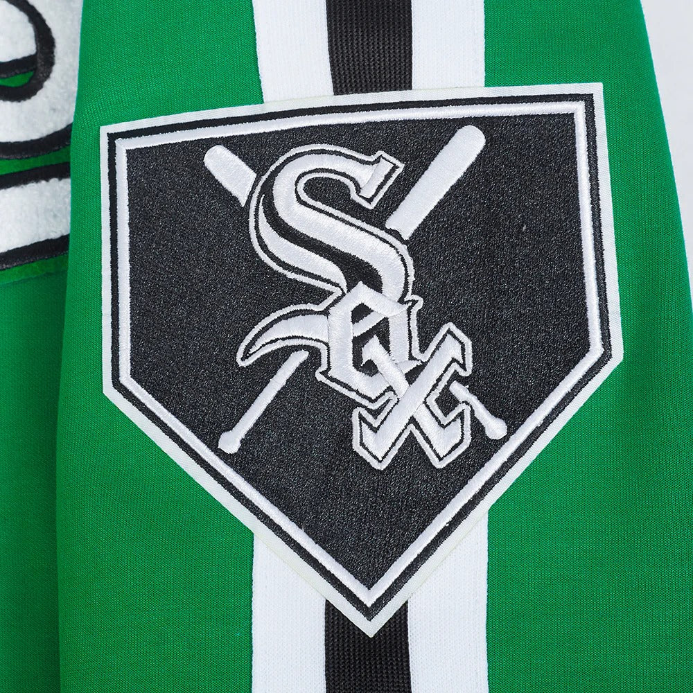 MLB CHICAGO WHITE SOX CURRENT LOGO PRO GAME DAY MEN'S DOUBLE KNIT JACKET