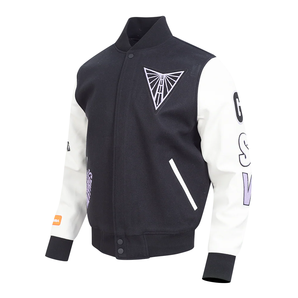 WNBA GOLDEN STATE VALKYRIES CLASSIC CHENILLE MEN'S WOOL VARSITY JACKET