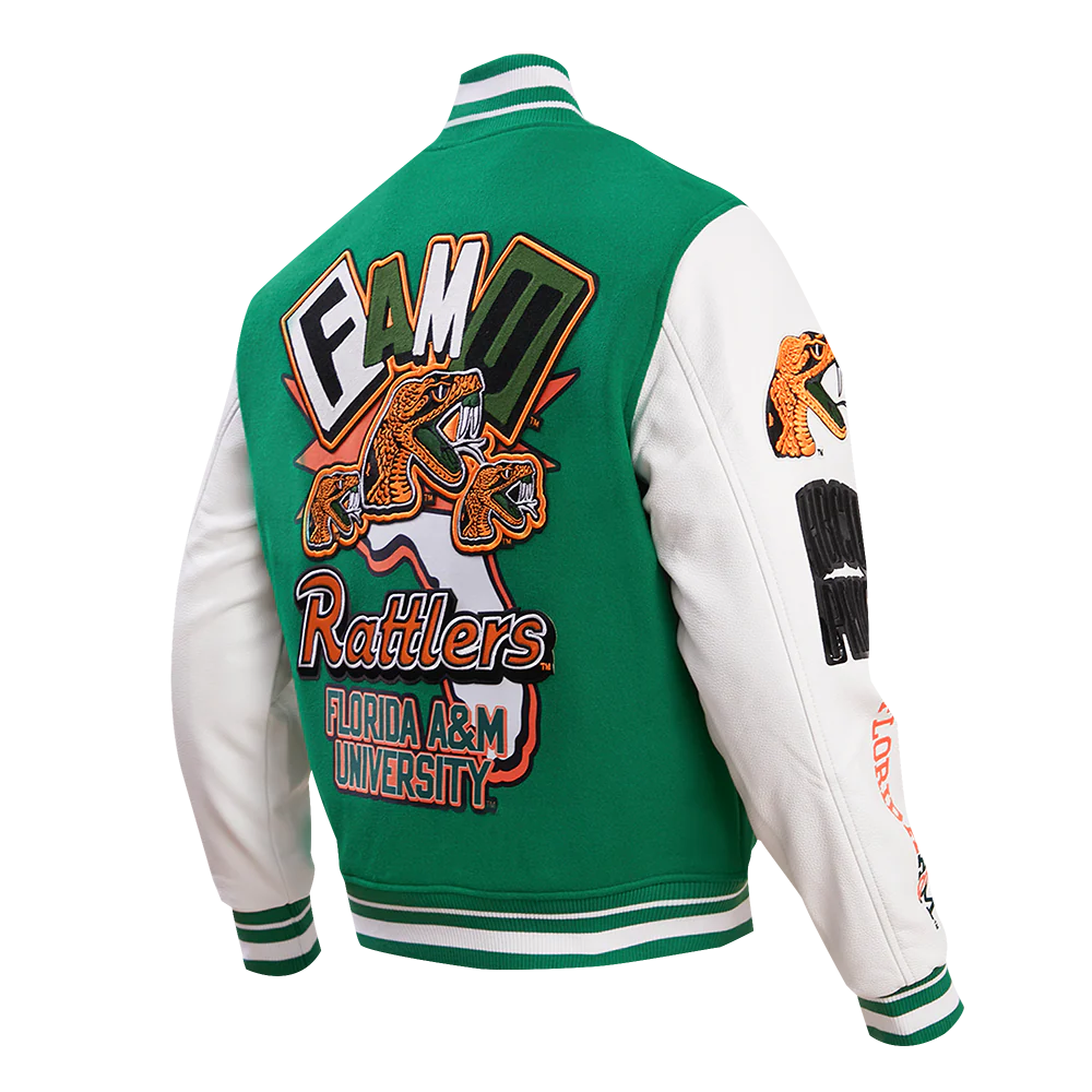 FLORIDA A&M UNIVERSITY HOMECOMING MEN'S WOOL VARSITY JACKET