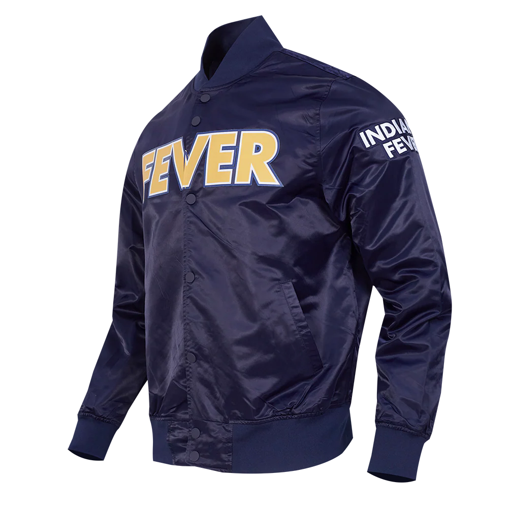 WNBA INDIANA FEVER CLASSIC CHENILLE MEN'S SATIN JACKET