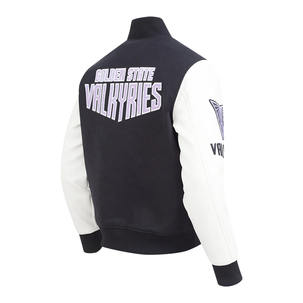 WNBA GOLDEN STATE VALKYRIES CLASSIC CHENILLE MEN'S WOOL VARSITY JACKET
