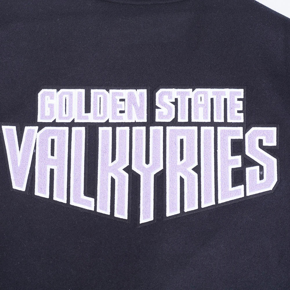 WNBA GOLDEN STATE VALKYRIES CLASSIC CHENILLE MEN'S WOOL VARSITY JACKET