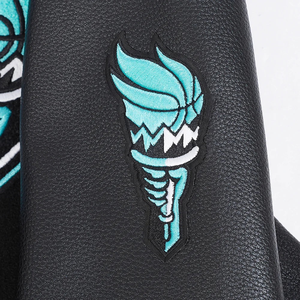 WNBA NEW YORK LIBERTY RETRO CLASSICS MEN'S RIB WOOL VARSITY JACKET