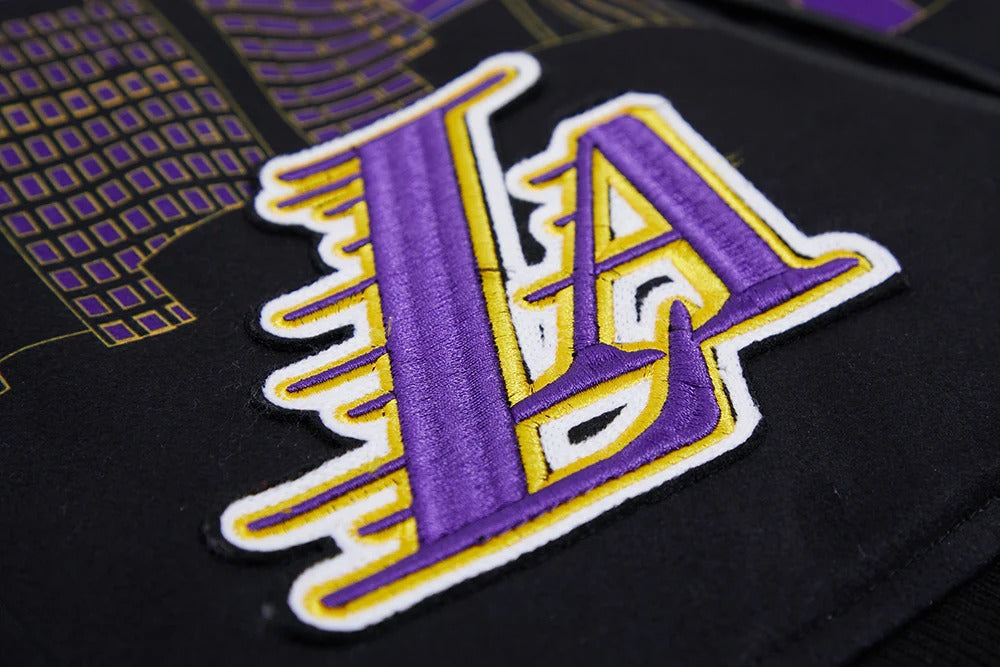 NBA LOS ANGELES LAKERS REMIX MEN'S VARSITY JACKET