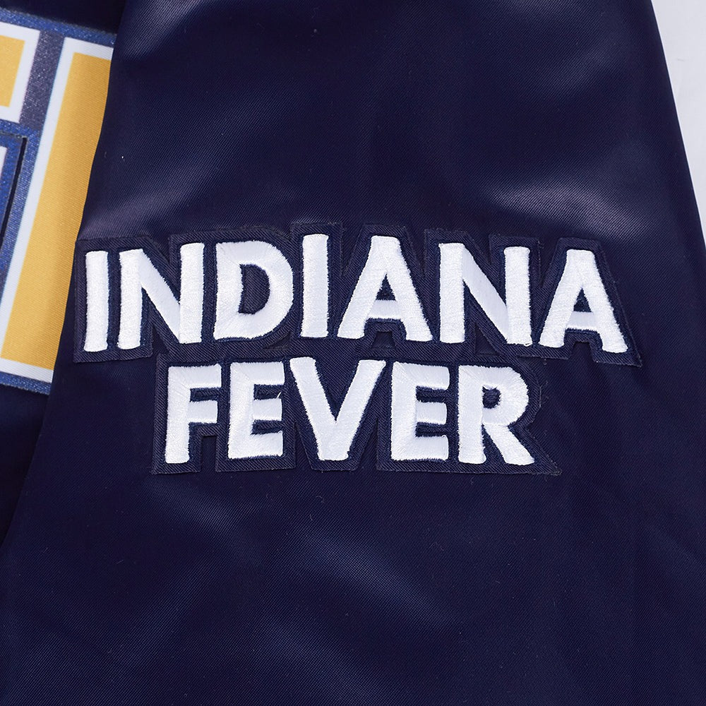 WNBA INDIANA FEVER CLASSIC CHENILLE MEN'S SATIN JACKET