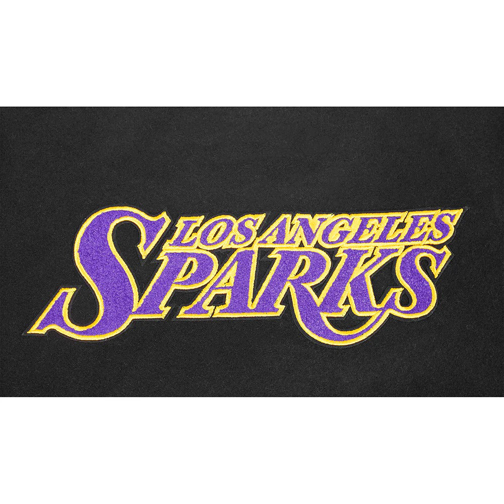 WNBA LOS ANGELES SPARKS CLASSIC CHENILLE MEN'S WOOL VARSITY JACKET
