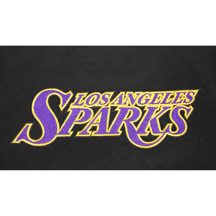 WNBA LOS ANGELES SPARKS CLASSIC CHENILLE MEN'S WOOL VARSITY JACKET