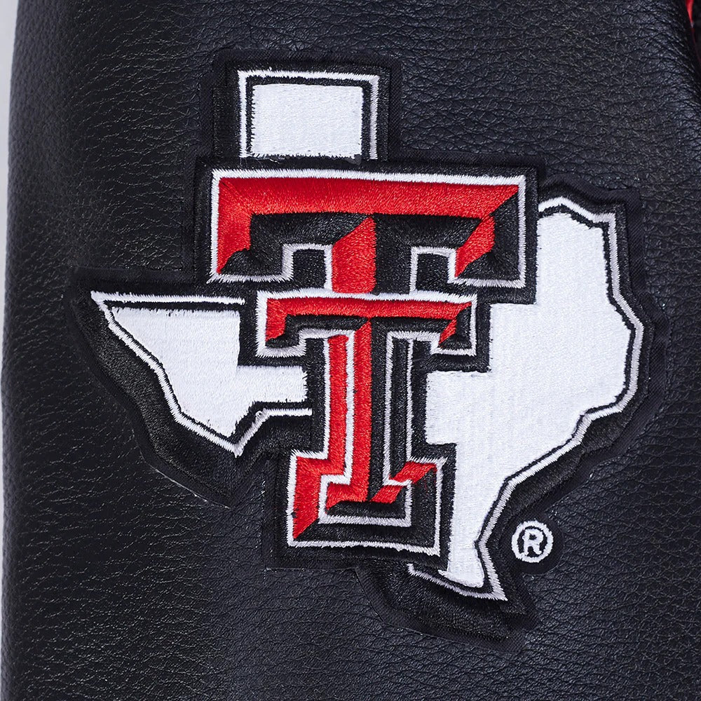 TEXAS TECH UNIVERSITY CLASSIC MEN'S RIB WOOL VARSITY JACKET