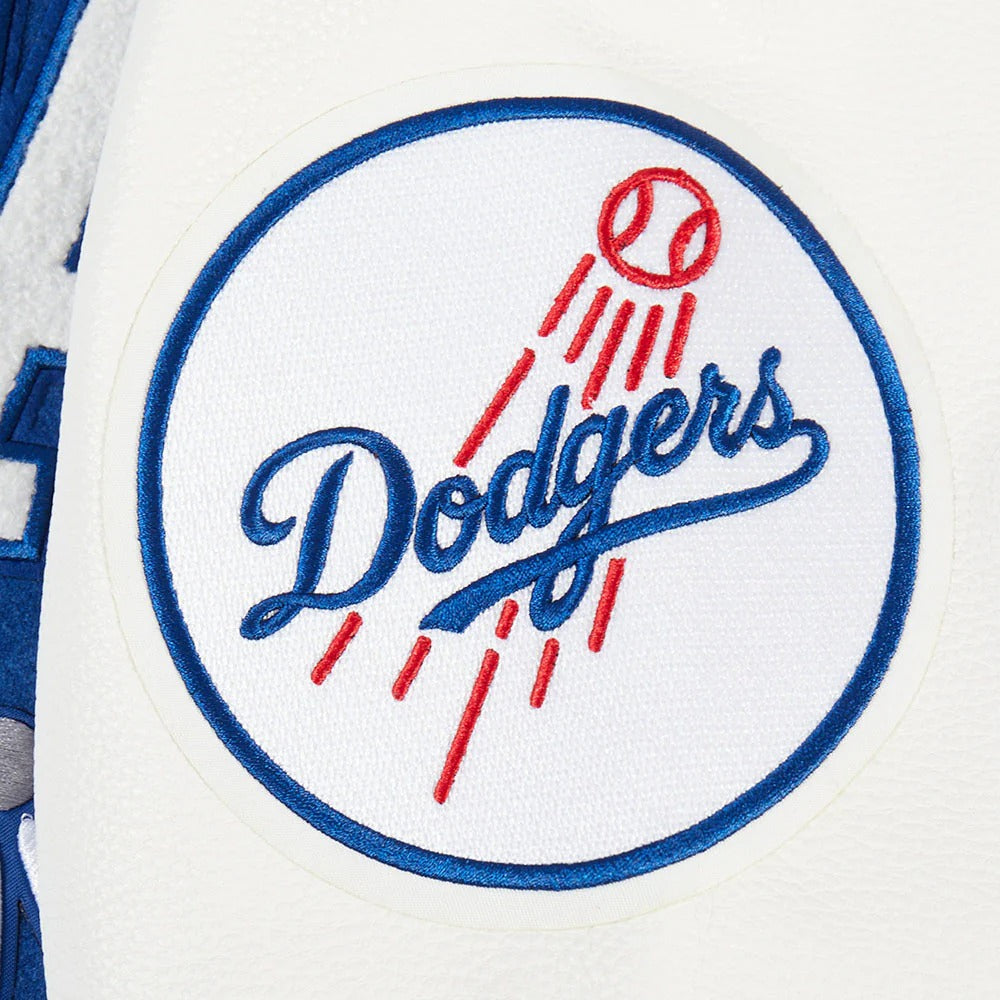 MLB LOS ANGELES DODGERS SUGAR SKULL MEN'S RIB WOOL VARSITY JACKET