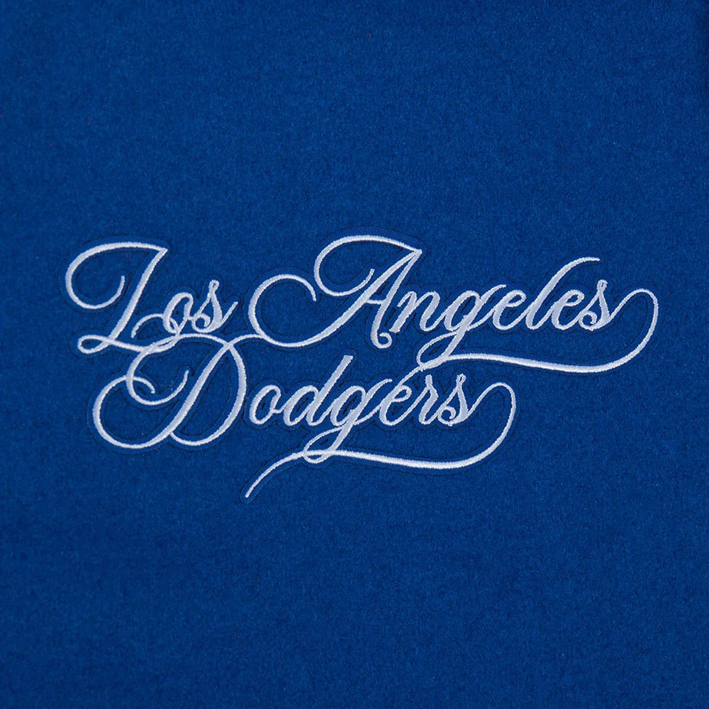 MLB LOS ANGELES DODGERS SUGAR SKULL MEN'S RIB WOOL VARSITY JACKET