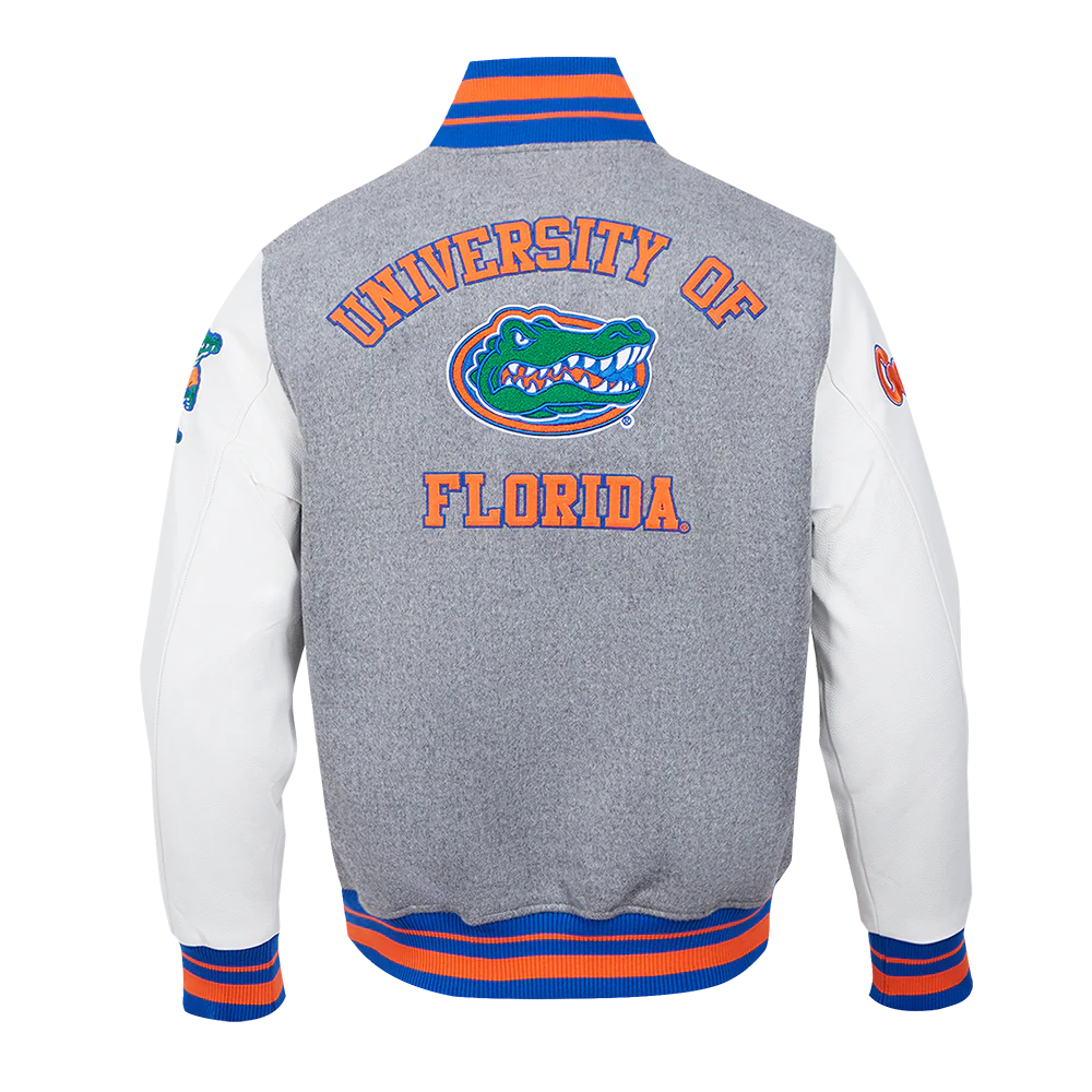 UNIVERSITY OF FLORIDA CLASSIC RIB WOOL VARSITY JACKET