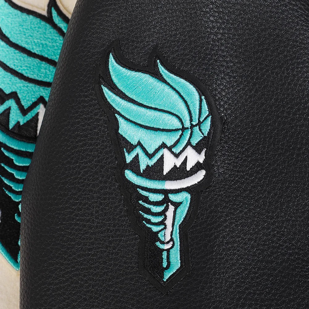 WNBA NEW YORK LIBERTY RETRO CLASSICS MEN'S RIB WOOL VARSITY JACKET