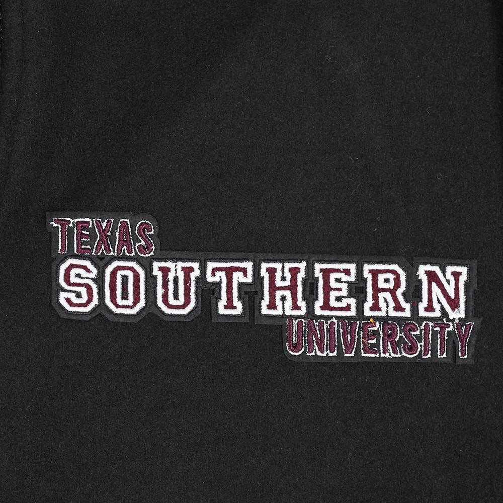 TEXAS SOUTHERN UNIVERSITY CLASSIC RIB WOOL VARSITY JACKET
